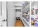 Well-stocked pantry with ample shelving for storage at 22821 S 212Th St, Queen Creek, AZ 85142