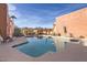Community pool with lounge chairs and mountain backdrop at 13227 N Mimosa Dr # 109, Fountain Hills, AZ 85268