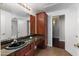 Bathroom with single vanity and shower/tub combo at 3302 N 7Th St # 226, Phoenix, AZ 85014