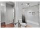 Bathroom with shower, toilet, and single vanity at 3302 N 7Th St # 226, Phoenix, AZ 85014