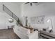 Open living space with a loft, modern art, and plenty of natural light at 3500 N Hayden Rd # 1902, Scottsdale, AZ 85251