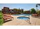 Refreshing community pool and spa area with comfortable seating at 3500 N Hayden Rd # 1902, Scottsdale, AZ 85251