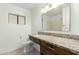 Bathroom with granite countertop, vanity, and toilet at 4340 E Nisbet Rd, Phoenix, AZ 85032