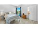 Spacious bedroom with a bed, nightstands, and balcony access at 805 N 4Th Ave # 609, Phoenix, AZ 85003