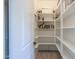 Walk-in pantry with bright white shelving at 18169 W Cactus Flower W Dr, Goodyear, AZ 85338