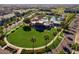 Community pool and clubhouse aerial view at 20404 W Crescent Dr, Buckeye, AZ 85396