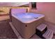 Relax in this luxurious outdoor hot tub at 20404 W Crescent Dr, Buckeye, AZ 85396