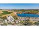 Scenic view of a lake on a golf course at 20404 W Crescent Dr, Buckeye, AZ 85396