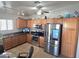 Modern kitchen with stainless steel appliances and ample cabinetry at 2101 S Meridian Rd # 274, Apache Junction, AZ 85120