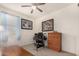 Guest bedroom with a desk and dresser, perfect for remote work or study at 2837 W Minton St, Phoenix, AZ 85041