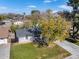 House with mature trees and driveway, aerial view at 4034 E Osborn Rd, Phoenix, AZ 85018