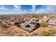 Aerial view of a beautiful home in a desirable community with mountain views at 6217 E Sienna Bouquet Pl, Cave Creek, AZ 85331