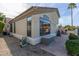 Home exterior showcasing a patio and partial view at 8062 E Cortez Dr, Scottsdale, AZ 85260