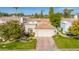 Spanish style home with a flat roof and two-car garage at 8062 E Cortez Dr, Scottsdale, AZ 85260