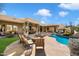 Large pool and patio area with mountain views at 9784 E Miramonte Dr, Scottsdale, AZ 85262