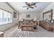 Bright bedroom featuring a wood bed frame and ample light at 8885 E Voltaire Dr, Scottsdale, AZ 85260