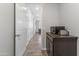 Functional hallway niche perfect for a coffee or beverage station to compliment a breakfast nook at 22459 E Marsh Rd, Queen Creek, AZ 85142