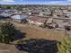 Aerial view of a residential neighborhood with single-Gathering homes at 4047 E Catalina Cir, Mesa, AZ 85206