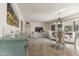 Casual dining area with access to backyard at 4047 E Catalina Cir, Mesa, AZ 85206