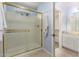 Bathroom with shower stall and vanity at 9048 E Cedar Waxwing Dr, Sun Lakes, AZ 85248
