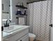 Clean bathroom featuring a shower/tub combo and updated vanity at 9302 E Broadway Rd # 184, Mesa, AZ 85208