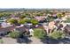 Aerial view showcasing community and surrounding landscape at 23635 N 75Th Pl, Scottsdale, AZ 85255