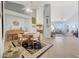 Open floor plan showing kitchen, dining, and living areas at 23635 N 75Th Pl, Scottsdale, AZ 85255