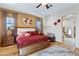 Main bedroom with king bed and access to bathroom at 2697 E Via Del Arboles --, Gilbert, AZ 85298
