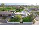 Aerial view of a home with well-manicured lawn and landscaping in a neighborhood setting at 1345 W Edgemont Ave, Phoenix, AZ 85007