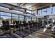Well-equipped fitness center with treadmills, weight machines, and large windows at 2835 E Los Gatos Dr, Phoenix, AZ 85050
