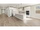 Spacious kitchen featuring stainless steel appliances and a large center island at 17749 W Elm St, Goodyear, AZ 85395