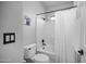 Bathroom with shower/tub combo and white tile at 12438 N Saguaro Blvd # 126, Fountain Hills, AZ 85268