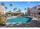 Inviting community pool with surrounding lounge chairs at 12438 N Saguaro Blvd # 126, Fountain Hills, AZ 85268
