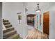Carpeted staircase leading to upper level of the home at 12438 N Saguaro Blvd # 126, Fountain Hills, AZ 85268