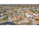 Aerial view of property showcasing pool and neighborhood at 1750 E Euclid Ave, Phoenix, AZ 85042