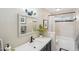 Bathroom with single vanity and a tub shower combo at 1750 E Euclid Ave, Phoenix, AZ 85042