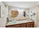 Double vanity bathroom with vessel sinks and updated tile at 1750 E Euclid Ave, Phoenix, AZ 85042