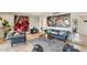 Sophisticated living room with tufted sofas and artwork at 1750 E Euclid Ave, Phoenix, AZ 85042