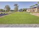 Expansive backyard featuring lush green grass and elegant landscaping at 6215 N Casa Blanca Dr, Paradise Valley, AZ 85253