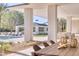Inviting outdoor space featuring a pool, lounge chairs, and a well-appointed patio with modern seating at 6215 N Casa Blanca Dr, Paradise Valley, AZ 85253