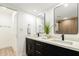 Modern bathroom with dual vanity and elegant fixtures at 6056 E Harvard St, Scottsdale, AZ 85257
