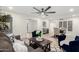 Spacious living room featuring a stylish layout and furniture at 6056 E Harvard St, Scottsdale, AZ 85257