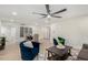 Spacious living room with ample natural light and seating at 6056 E Harvard St, Scottsdale, AZ 85257