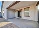 Covered patio with sliding glass door at 26722 N 174Th Ln, Surprise, AZ 85387