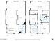 Two-story home floor plan, showing 3 bedrooms and 3 baths at 6002 N 5Th Pl, Phoenix, AZ 85012