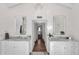 Double vanity bathroom with marble countertops and spacious layout at 6701 N Scottsdale Rd # 24, Scottsdale, AZ 85250