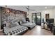 Bedroom with mural wall, two beds, and private balcony access at 6701 N Scottsdale Rd # 24, Scottsdale, AZ 85250