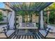 Covered patio with comfortable seating and stylish decor at 6701 N Scottsdale Rd # 24, Scottsdale, AZ 85250