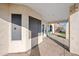 Covered patio with view of the backyard at 1705 E Windsong Dr, Phoenix, AZ 85048