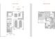 Detailed floor plan showcasing the layout of a two-story home with spacious living areas and bedrooms at 2339 E Levi Dr, Phoenix, AZ 85040